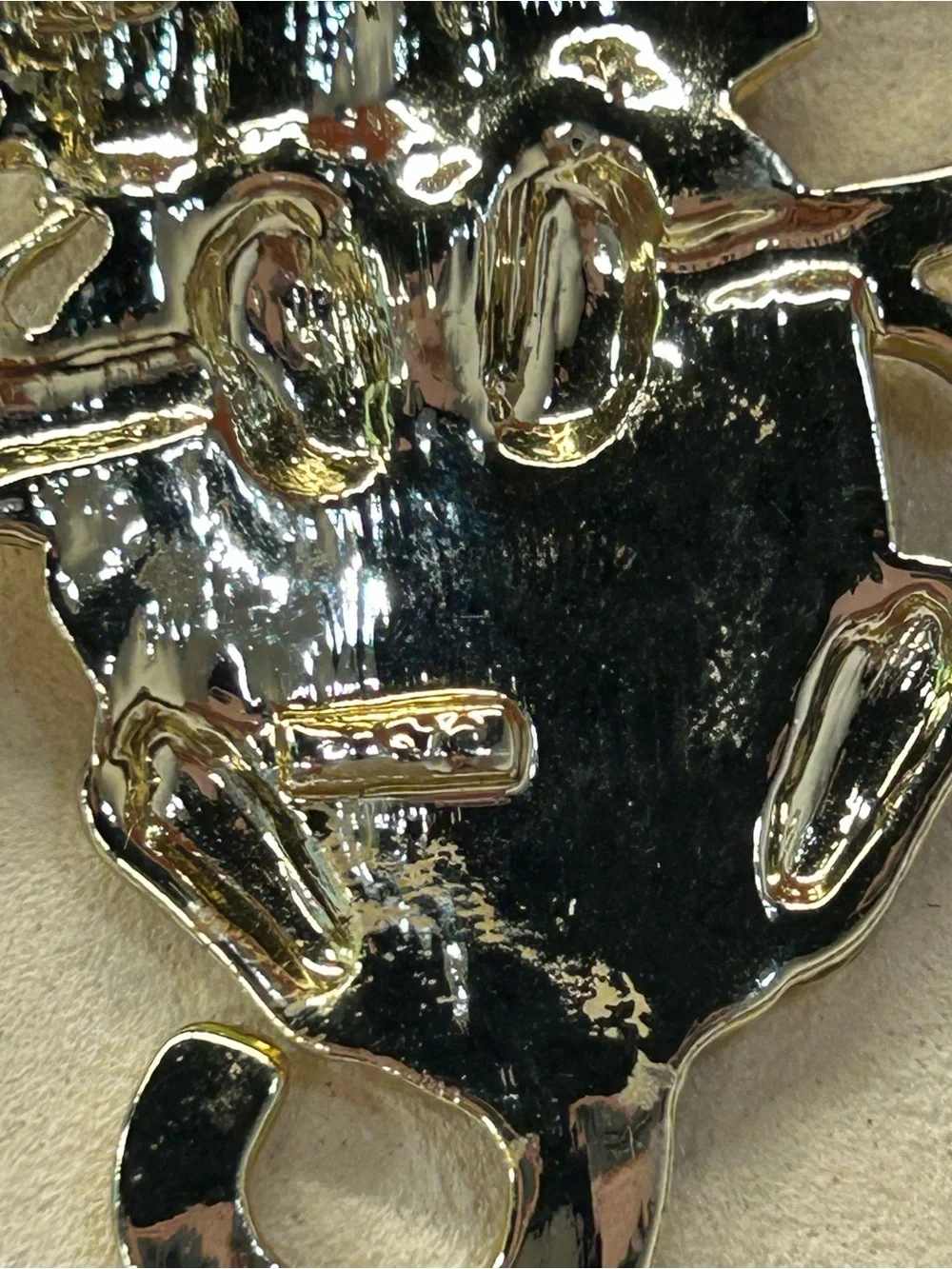 Vintage AJC gold tone kitty brooches